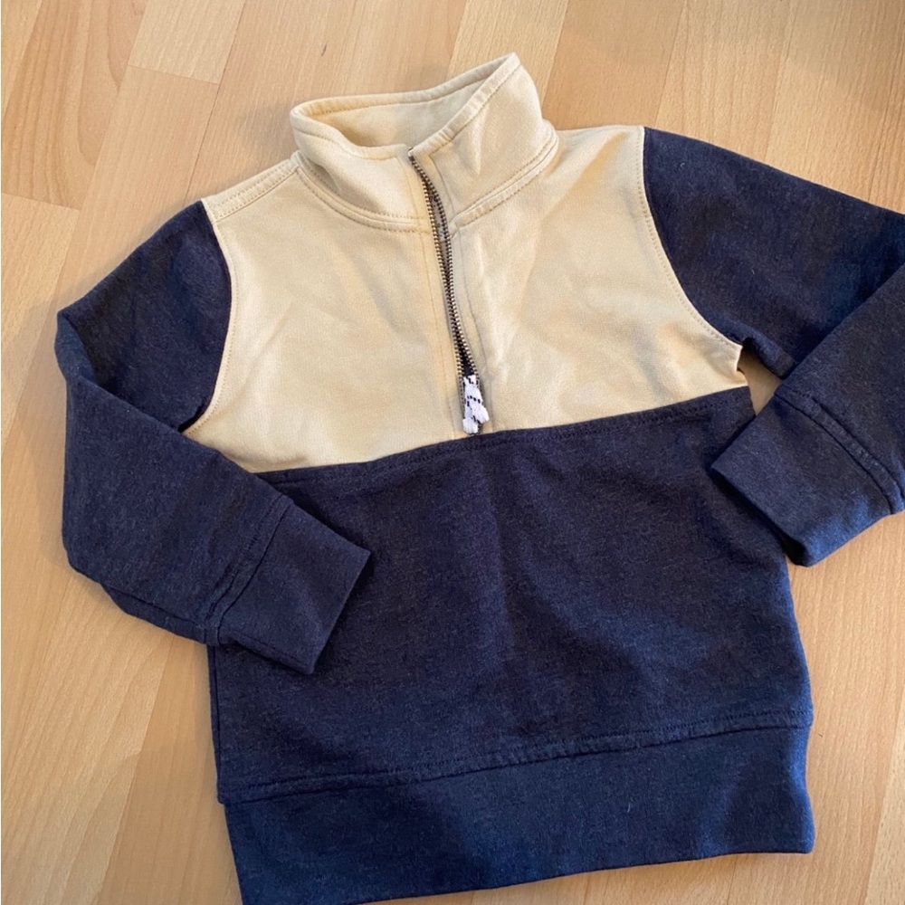 J.Crew Crewcuts boys half zip sweater size 2-3